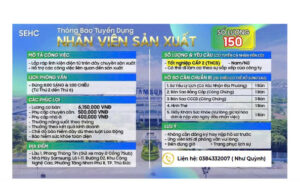 Thông báo tuyển dụng nhân viên sản xuất     Công Ty TNHH Điện Tử Samsung HCMC CE Complex