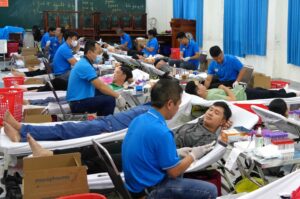 558 đơn vị máu được hiến tặng tại chương trình “Chia sẻ giọt máu hồng” đợt 3 năm 2025