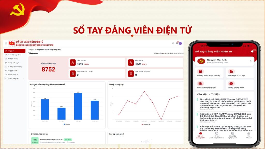 Hướng dẫn sử dụng sổ tay đảng viên điện tử (dùng Mobile App)