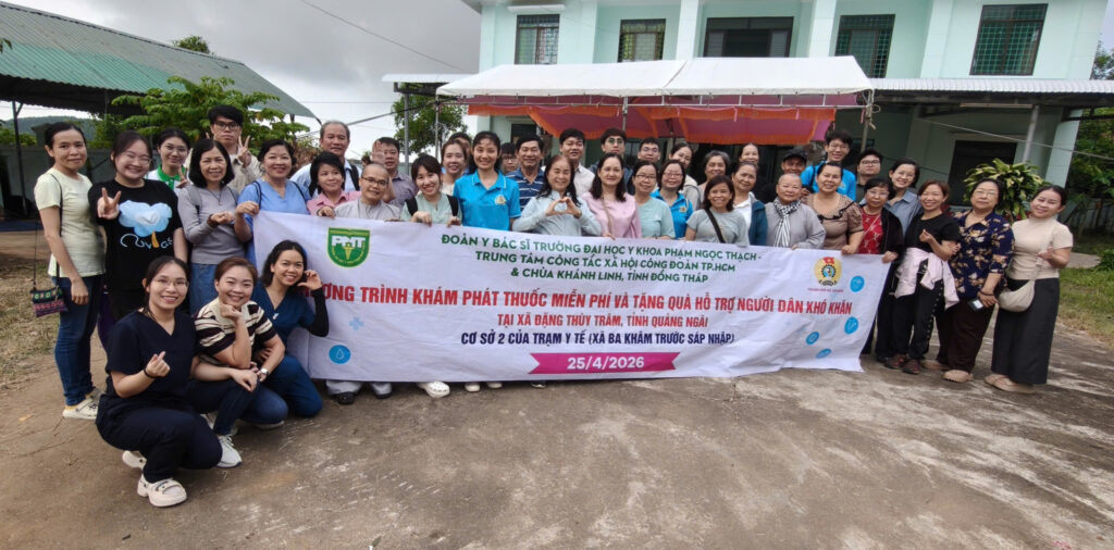 CHƯƠNG TRÌNH KHÁM PHÁT THUỐC MIỄN PHÍ VÀ TẶNG QUÀ HỖ TRỢ NGƯỜI DÂN KHÓ KHĂN TẠI XÃ ĐẶNG THÙY TRÂM, TỈNH QUẢNG NGÃI